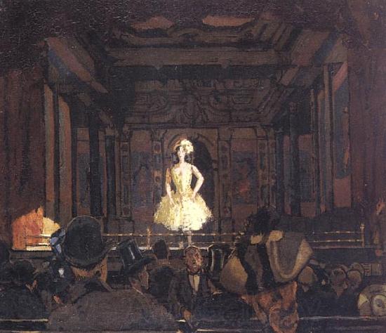 Walter Sickert Gatti's Hungerford Palace of Varieties:Second Turn of Katie Lawrence Spain oil painting art